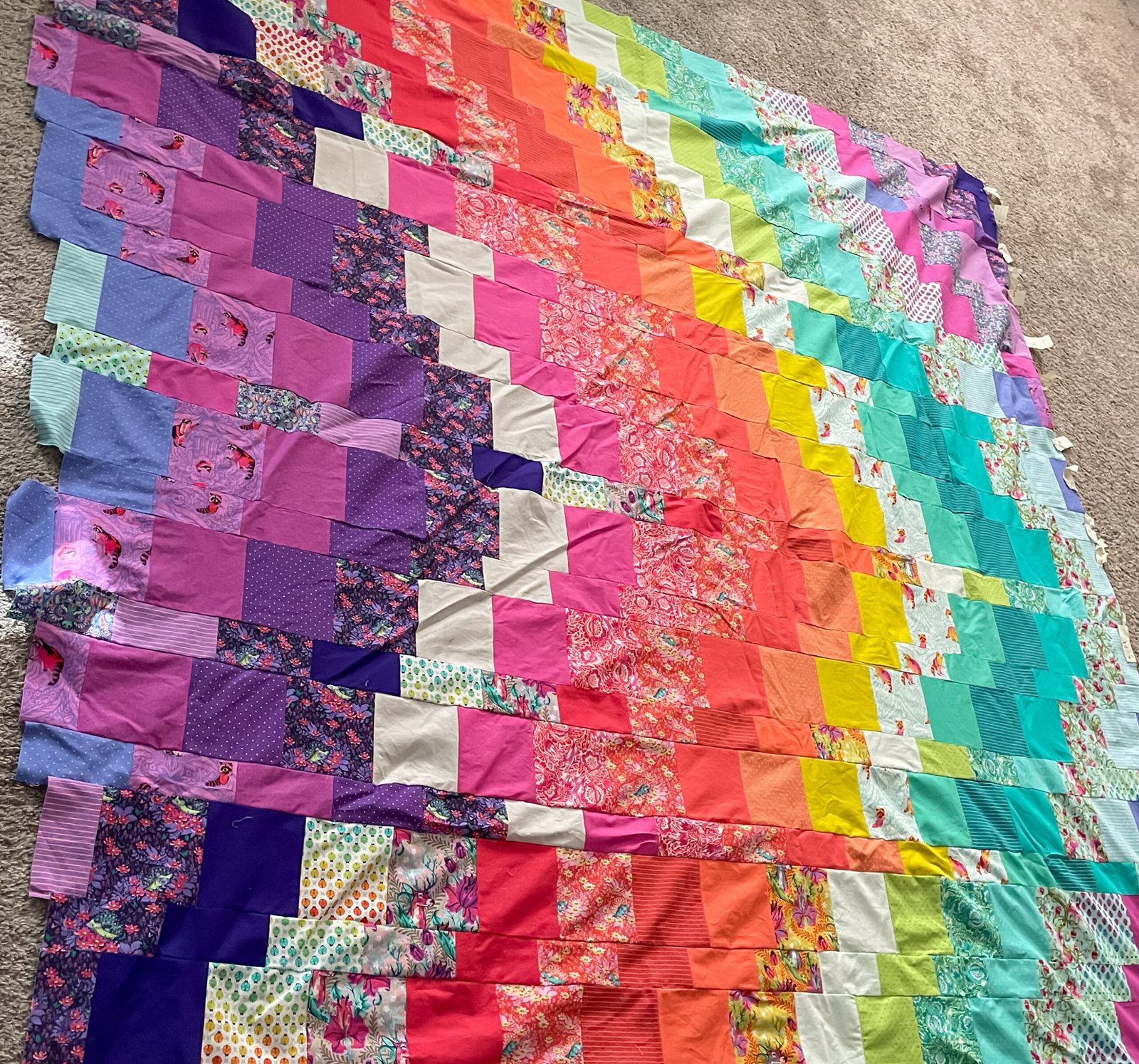 quilt in progress